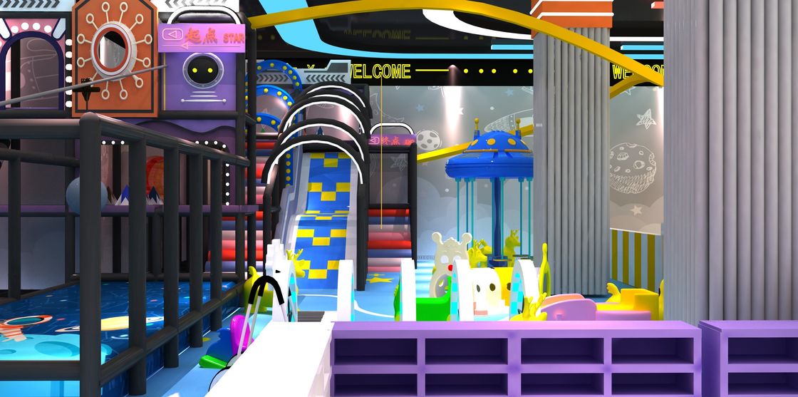 어린이 실내 소프트 놀이 시설 맞춤형 실내 놀이터, 창의력과 사회성 증진