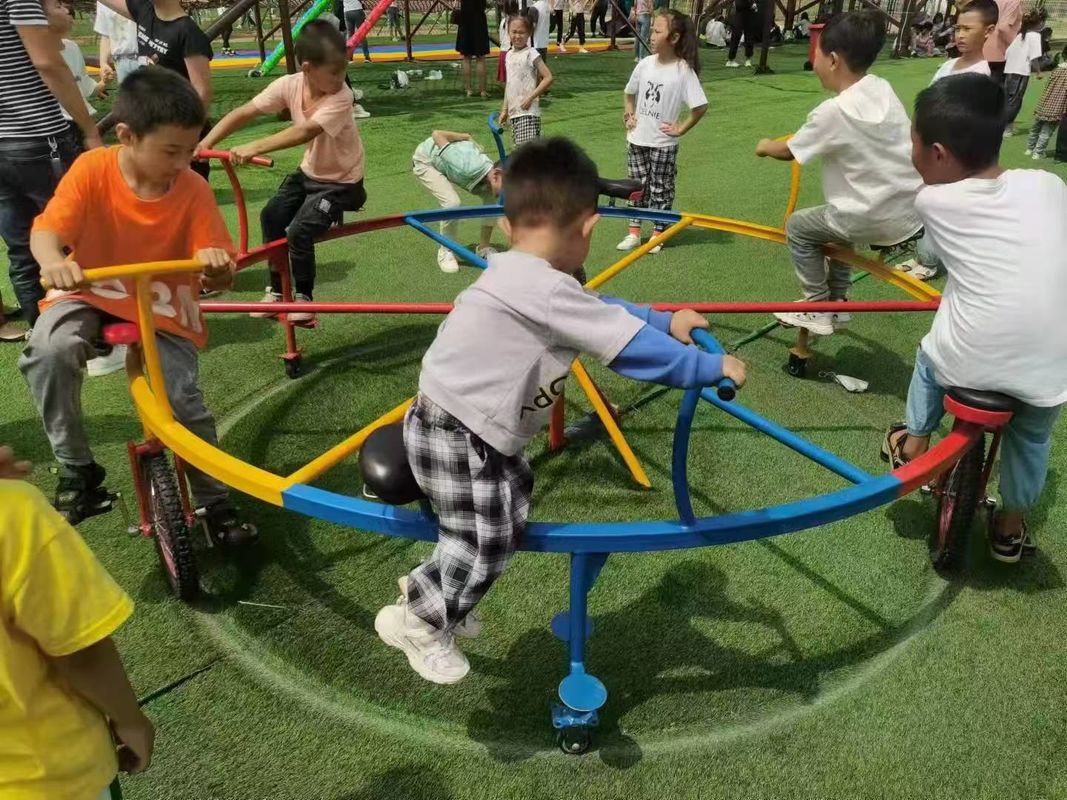 야외 체조 장비 어린이 놀이기구 흔들 목마 4/6/8/10석 회전목마