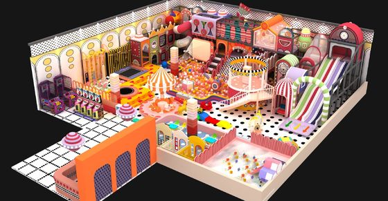 OEM 나티 캐슬 키즈 10 아이 - 15 아이 실내 놀이 구조