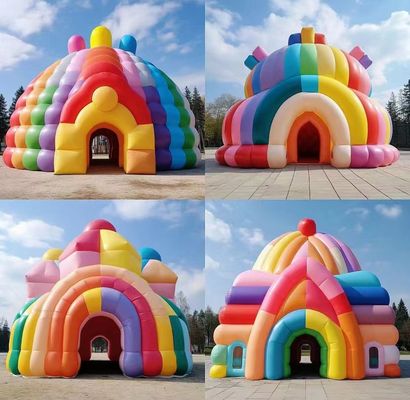 거대 불기성 성의 아이용 불기성 집 불기성 성