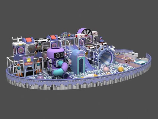 10 어린이 공주 성 테마 항 자외선 LLDPE 어린이 내부 놀이 공원