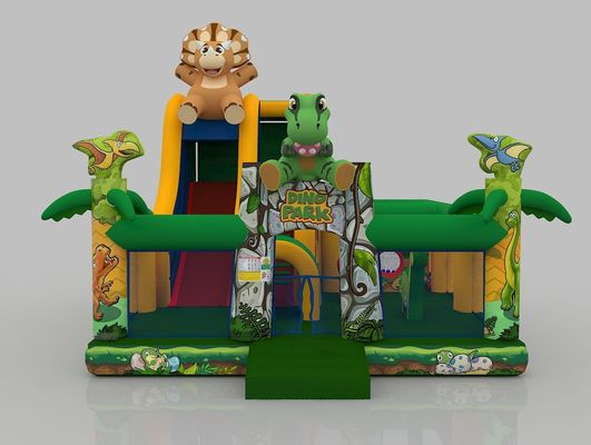 동물 테마 실내 튀는 집 모험 방수 붓기성 성인의 점프 성