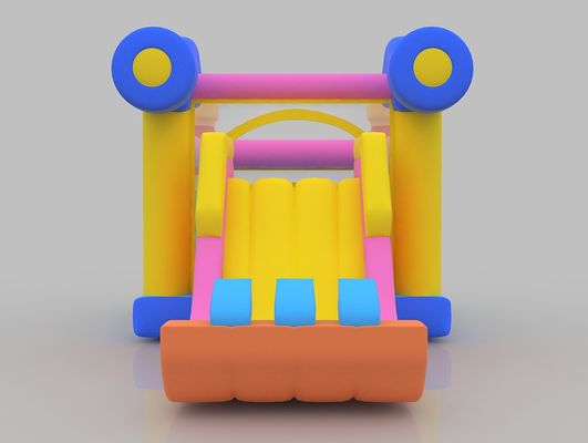 1.5m 부풀이 성 75kg 실내 부풀이 성 놀이터 슬라이드와 부풀이 집