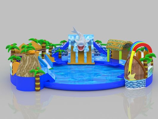 Jumping Inflatable Castle Kids' Musement 1.2m 1.5m 큰 반짝이는 집