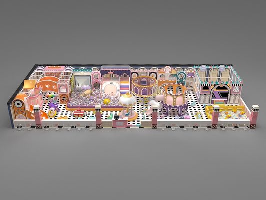 PVC 악당 성 2 년 ~ 15 년 된 실내 어린이 놀이터 실내 놀이 공원