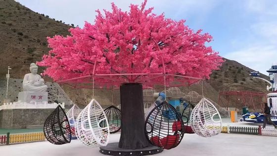 내구성이 뛰어난 인터랙티브 벚꽃 나무 그네 놀이터 장비